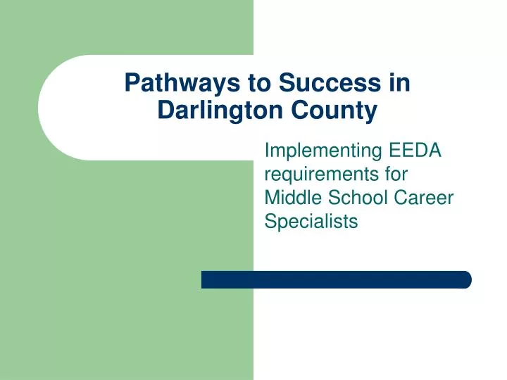 pathways to success in darlington county
