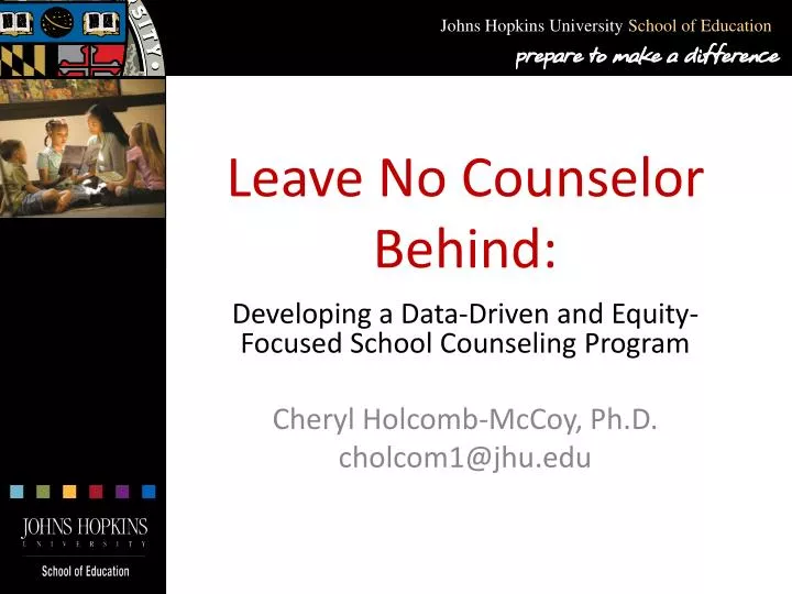 leave no counselor behind