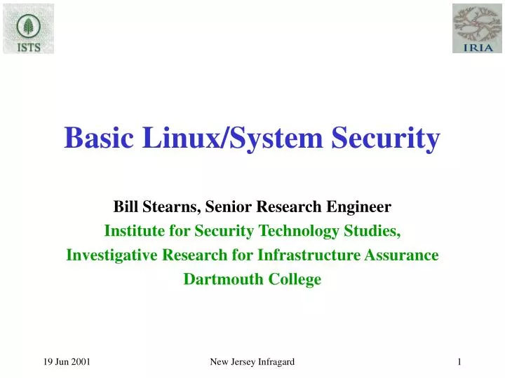 basic linux system security