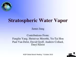 Stratospheric Water Vapor