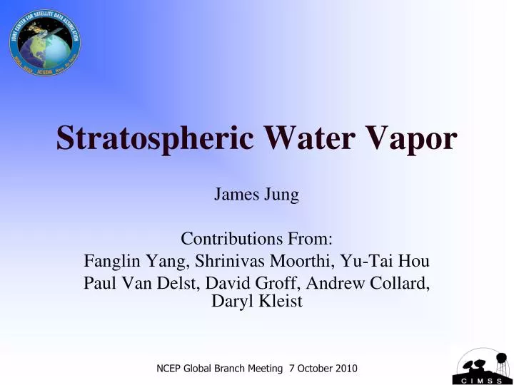 stratospheric water vapor