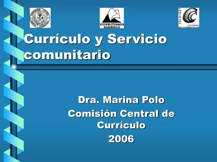 curr culo y servicio comunitario