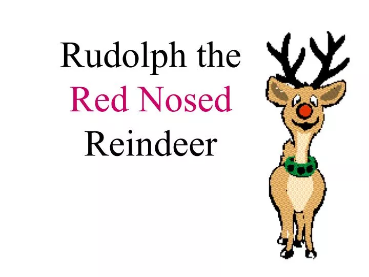 rudolph the red nosed reindeer song