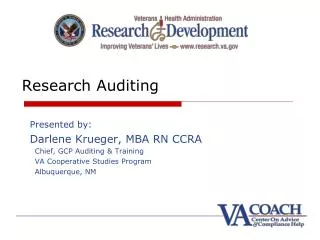 Research Auditing