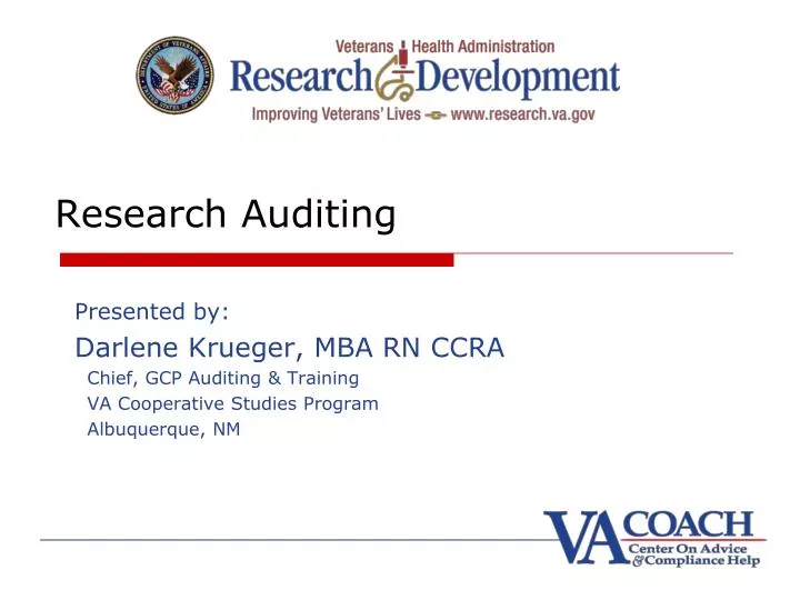 research auditing