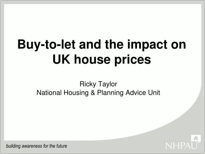 buy to let and the impact on uk house prices