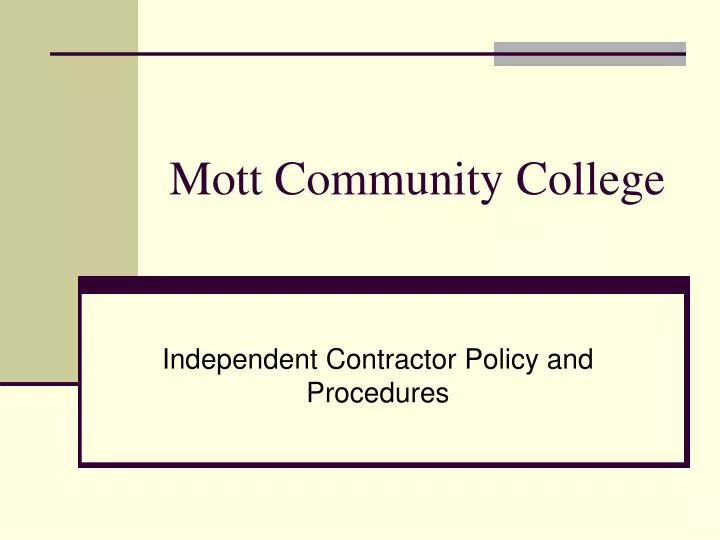 mott community college
