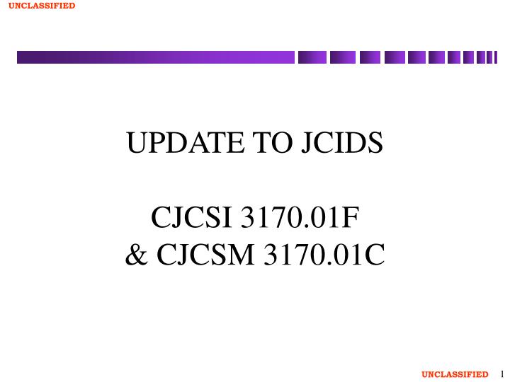 update to jcids cjcsi 3170 01f cjcsm 3170 01c