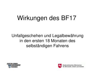 Wirkungen des BF17