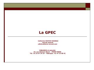 la gpec