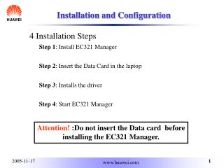 Installation and Configuration