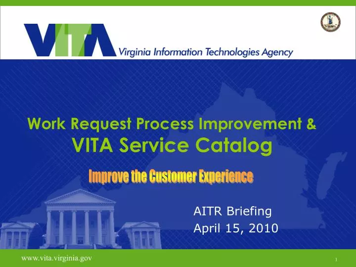 work request process improvement vita service catalog