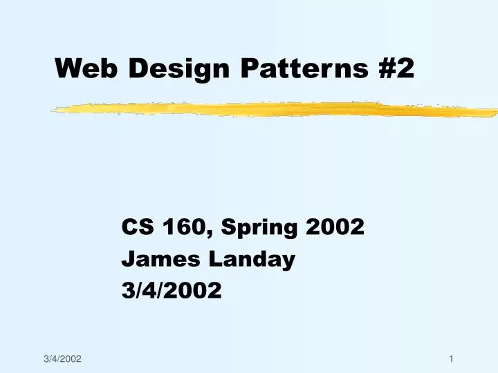 web design patterns 2