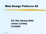 Web Design Patterns #2