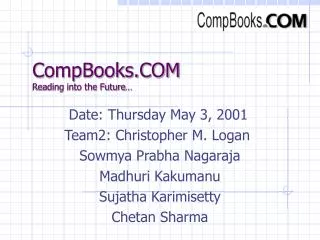 CompBooks.COM Reading into the Future…