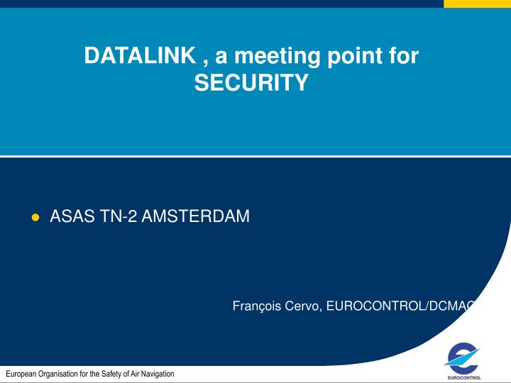 datalink a meeting point for security