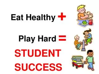 Eat Healthy + Play Hard = STUDENT SUCCESS