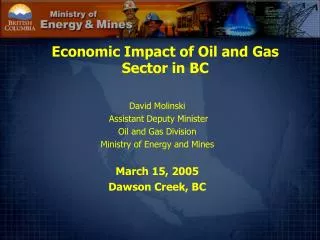 Economic Impact of Oil and Gas Sector in BC