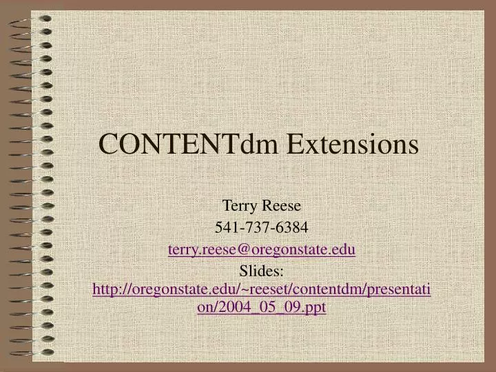 contentdm extensions