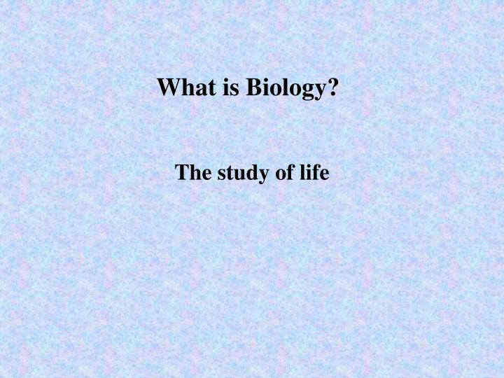 what is biology