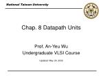 Chap. 8 Datapath Units - slide 1