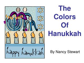 The Colors Of Hanukkah