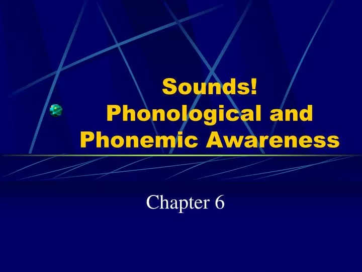 sounds phonological and phonemic awareness