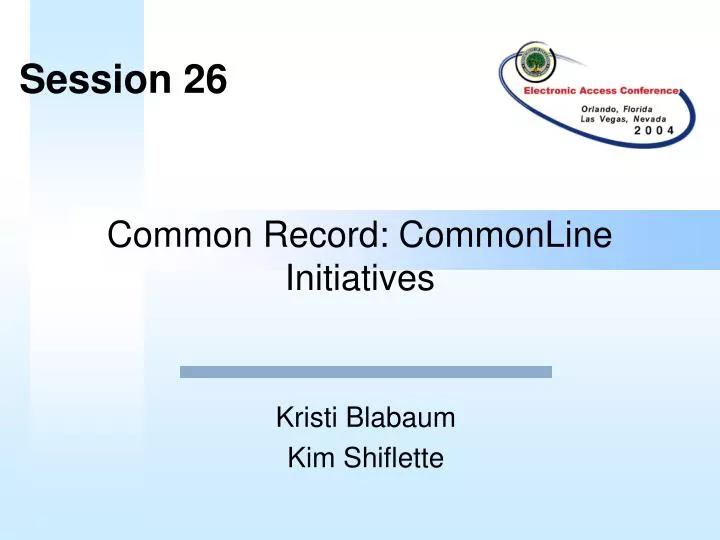 common record commonline initiatives