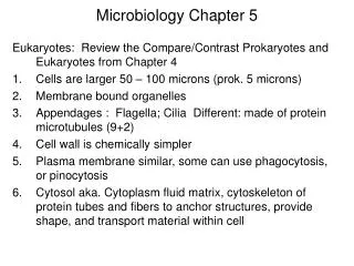 Microbiology Chapter 5