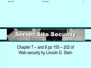 Server Site Security