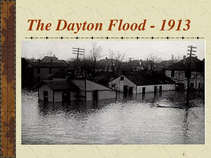 the dayton flood 1913