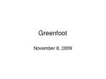 Greenfoot - slide 1