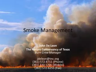 Smoke Management