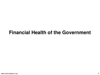 Financial Health of the Government