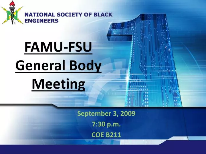 famu fsu general body meeting