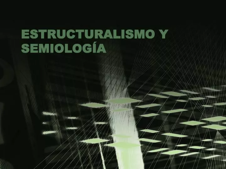 estructuralismo y semiolog a