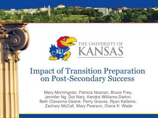 Impact of Transition Preparation on Post-Secondary Success
