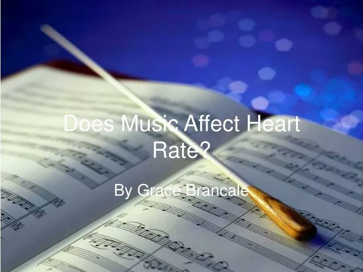 does music affect heart rate