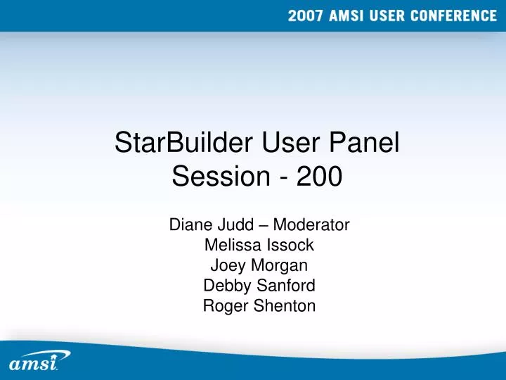 starbuilder user panel session 200