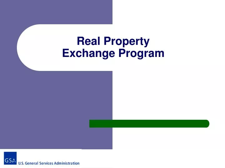 real property exchange program