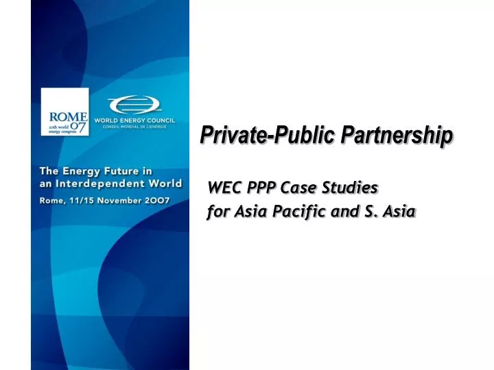 private public partnership