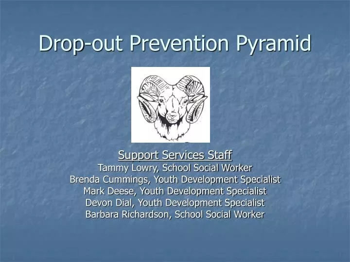 drop out prevention pyramid