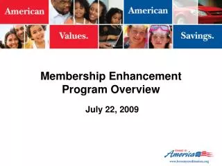 Membership Enhancement Program Overview