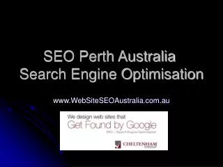 Perth SEO - Search Engine Optimisation