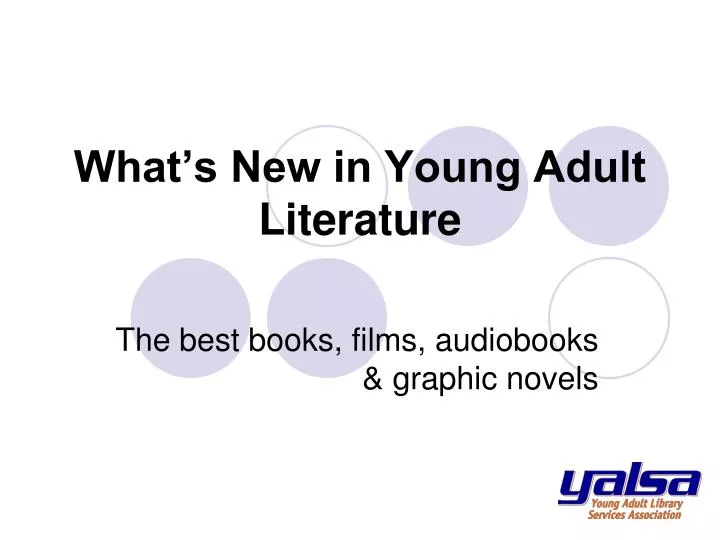 what s new in young adult literature