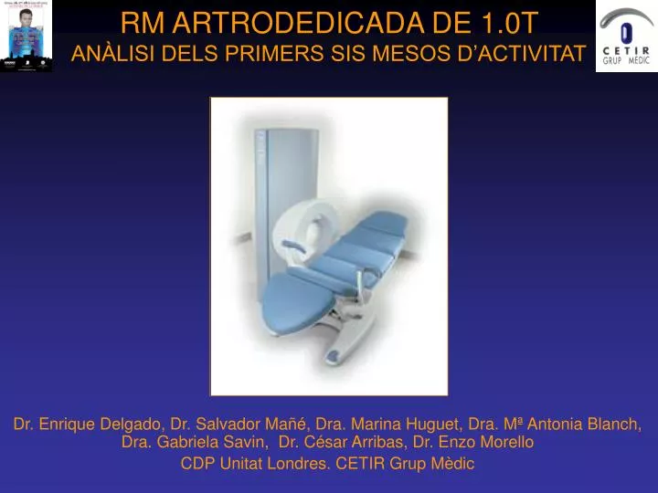 rm artrodedicada de 1 0t an lisi dels primers sis mesos d activitat