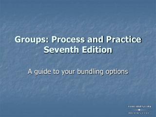 Groups: Process and Practice Seventh Edition