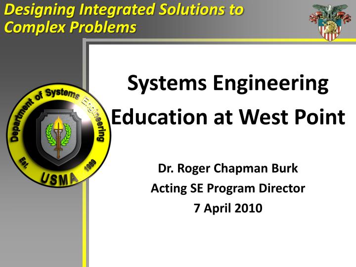 designing integrated solutions to complex problems