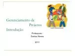 Gerenciamento de Projetos Introdução
