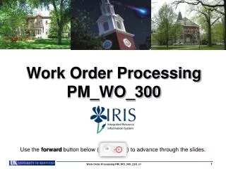 Work Order Processing PM_WO_300